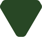 A solid dark green, upside-down triangle with rounded corners on a light gray background.