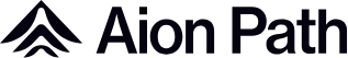 Logo with a stylized triangular icon made of three lines followed by the text Aion Path in bold, black letters.